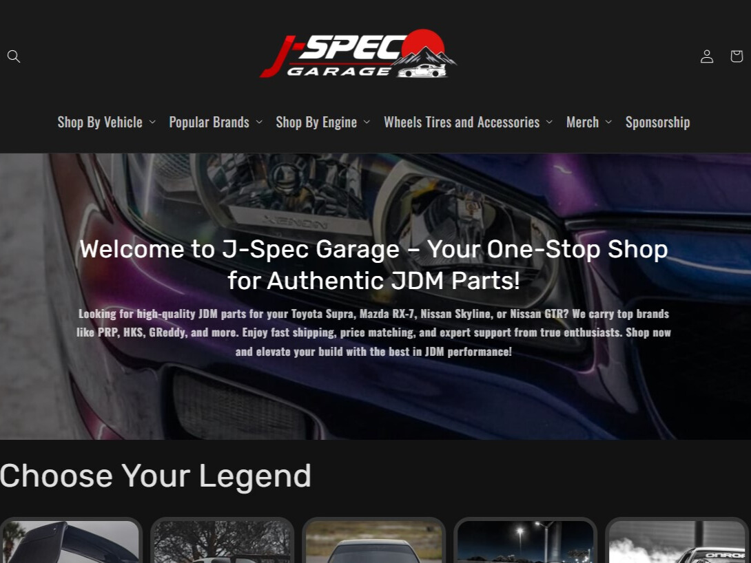 JSpec Garage Screenshot 1